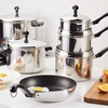 image:imageFarberware Classic Stainless Steel Cookware Pots and Pans Set 15Piece50049Silver amp Classic Stainless Series 2Quart Covered Double Boiler