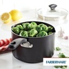 image:imageFarberware Cookstart DiamondMax Nonstick Straining Saucepan 3Quart Black