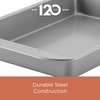 image:imageFarberware Dishwasher Safe Jumbo CookerSaute Pan with Helper Handle  6 Quart Black amp Nonstick Baking Pan  9 Inch x 13 Inch Gray
