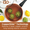 image:imageFarberware Dishwasher Safe Nonstick Jumbo CookerSaute Pan with Helper Handle  6 Quart Black amp Glide Nonstick Sauce PanSaucepan with Straining and Lid 3 Quart Black