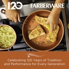 image:imageFarberware Dishwasher Safe Nonstick Jumbo CookerSaute Pan with Helper Handle  6 Quart Black amp Glide Nonstick Sauce PanSaucepan with Straining and Lid 3 Quart Black
