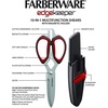 image:imageFarberware EdgeKeeper Kitchen Shears Set 2Piece SelfSharpeningBlackRed