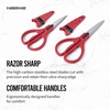 image:imageFarberware EdgeKeeper Kitchen Shears Set 2Piece SelfSharpeningRedBlack