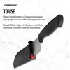 image:imageFarberware EdgeKeeper Santoko Knife 7inch Santoku Stainless SteelBlack