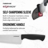 image:imageFarberware EdgeKeeper Santoko Knife 7inch Santoku Stainless SteelBlack