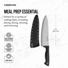 image:imageFarberware EdgeKeeper Santoko Knife 7inch Santoku Stainless SteelBlackGray