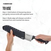 image:imageFarberware EdgeKeeper Santoko Knife 7inch Santoku Stainless SteelBlackGray