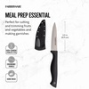 image:imageFarberware EdgeKeeper Santoko Knife 7inch Santoku Stainless SteelBlackGray