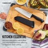 image:imageFarberware EdgeKeeper Santoko Knife 7inch Santoku Stainless SteelBlackGray