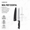 image:imageFarberware EdgeKeeper Santoko Knife 7inch Santoku Stainless SteelBlackGray