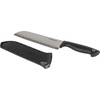 image:imageFarberware EdgeKeeper Santoko Knife 7inch Santoku Stainless SteelBlackGray