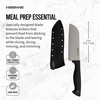 image:imageFarberware EdgeKeeper Santoko Knife 7inch Santoku Stainless SteelBlackGray