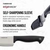 image:imageFarberware EdgeKeeper Santoko Knife 7inch Santoku Stainless SteelBlackGray