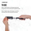 image:imageFarberware EdgeKeeper Santoko Knife 7inch Santoku Stainless SteelBlackGray