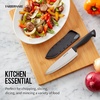 image:imageFarberware EdgeKeeper Santoko Knife 7inch Santoku Stainless SteelBlackGray