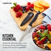 image:imageFarberware EdgeKeeper Santoko Knife 7inch Santoku Stainless SteelBlackGray