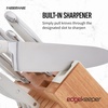 image:imageFarberware Edgekeeper Professional 15piece Forged Triple Riveted Knife Block Set with Builtin Edgekeeper BlackWhite