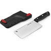 image:imageFarberware Edgekeeper SelfSharpening Triple Riveted Santoku Knife Set 4Piece BlackCleaver Knife