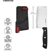 image:imageFarberware Edgekeeper SelfSharpening Triple Riveted Santoku Knife Set 4Piece BlackCleaver Knife