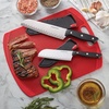image:imageFarberware Edgekeeper SelfSharpening Triple Riveted Santoku Knife Set 4Piece BlackSantoku Knife Set