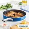 image:imageFarberware Style Nonstick Cookware Deep Round Grill PanGriddle Dishwasher Safe 1125 Inch  BlueBlue