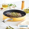 image:imageFarberware Style Nonstick Cookware Deep Round Grill PanGriddle Dishwasher Safe 1125 Inch  BlueYellow