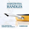 image:imageFarberware Style Nonstick Cookware Deep Round Grill PanGriddle Dishwasher Safe 1125 Inch  BlueYellow