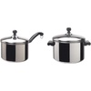 image:imageFarberware Classic Stainless Steel Sauce PanSaucepan with Lid 3 Quart Silver amp Classic Stainless Steel 4Quart Covered Saucepot   Silver3 Quart