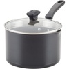 image:imageFarberware Cookstart DiamondMax Nonstick Straining Saucepan 3Quart Black