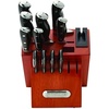 image:imageFarberware Edgekeeper Professional 15piece Forged Triple Riveted Knife Block Set with Builtin Edgekeeper BlackBlack