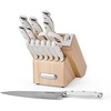 image:imageFarberware Edgekeeper Professional 15piece Forged Triple Riveted Knife Block Set with Builtin Edgekeeper BlackWhite