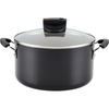 image:imageFarberware Smart Control Nonstick Stock PotStockpot with Lid 6 Quart Black