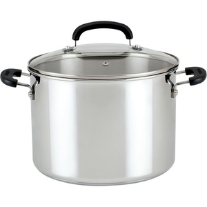 image:imageFarberware Brilliance Stainless Steel Stock Pot with Lid 8 QuartStockpot 8 Quart