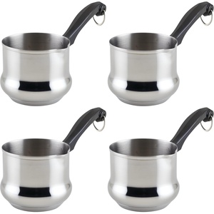 image:imageFarberware Classic Series Double Boiler and Saucepan with Lid 2 QtButter Warmer Pack of 4