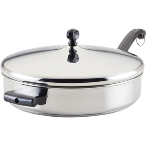 image:imageFarberware Classic Series Double Boiler and Saucepan with Lid 2 QtSaute Pan w Helper Handle 45 Quart