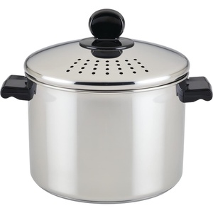 image:imageFarberware Classic Series Double Boiler and Saucepan with Lid 2 QtStockpot w Straining Lid 8 Quart