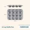 image:imageFarberware Bakeware Nonstick Muffin amp Cupcake Pans 12Cup GrayGray
