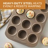 image:imageFarberware Bakeware Nonstick Muffin amp Cupcake Pans 12Cup GrayMocha
