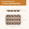 image:imageFarberware Bakeware Nonstick Muffin amp Cupcake Pans 12Cup GrayMocha