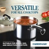 image:imageFarberware Brilliance Stainless Steel SaucepanSaucepot Glass Lid 3 Quart