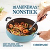 image:imageFarberware Cookstart DiamondMax Nonstick Jumbo Cooker with Lid and Helper Handle Dishwasher Safe 6 Quart  Aqua