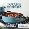 image:imageFarberware Cookstart DiamondMax Nonstick Jumbo Cooker with Lid and Helper Handle Dishwasher Safe 6 Quart  Aqua