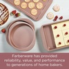 image:imageFarberware Nonstick Bakeware 10Inch x 15Inch Cookie Pan Rose Gold