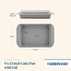 image:imageFarberware Nonstick Bakeware 9Inch x 13Inch Rectangular Cake Pan GrayGray