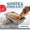 image:imageFarberware Nonstick Bakeware Bread and Meat Loaf Pan Set for Baking Gray9 x 5 2 Piece Pack of 4