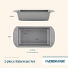 image:imageFarberware Nonstick Bakeware Bread and Meat Loaf Pan Set for Baking Gray9 x 5 2 Piece Pack of 4