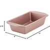 image:imageFarberware Nonstick Bakeware Nonstick Cookie Sheet  Baking Sheet  11 Inch x 17 Inch Rose Gold RedLoaf Pan