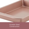 image:imageFarberware Nonstick Bakeware Nonstick Cookie Sheet  Baking Sheet  11 Inch x 17 Inch Rose Gold RedRectangular Cake Pan 9Inch x 13Inch