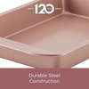 image:imageFarberware Nonstick Bakeware Nonstick Cookie Sheet  Baking Sheet  11 Inch x 17 Inch Rose Gold RedRound Cake Pan 9Inch