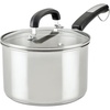 image:imageFarberware Brilliance Stainless Steel SaucepanSaucepot Glass Lid 3 Quart